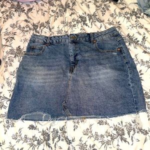 Denim Mini Skirt